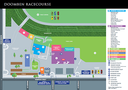 Doomben Map | Brisbane Racing Club