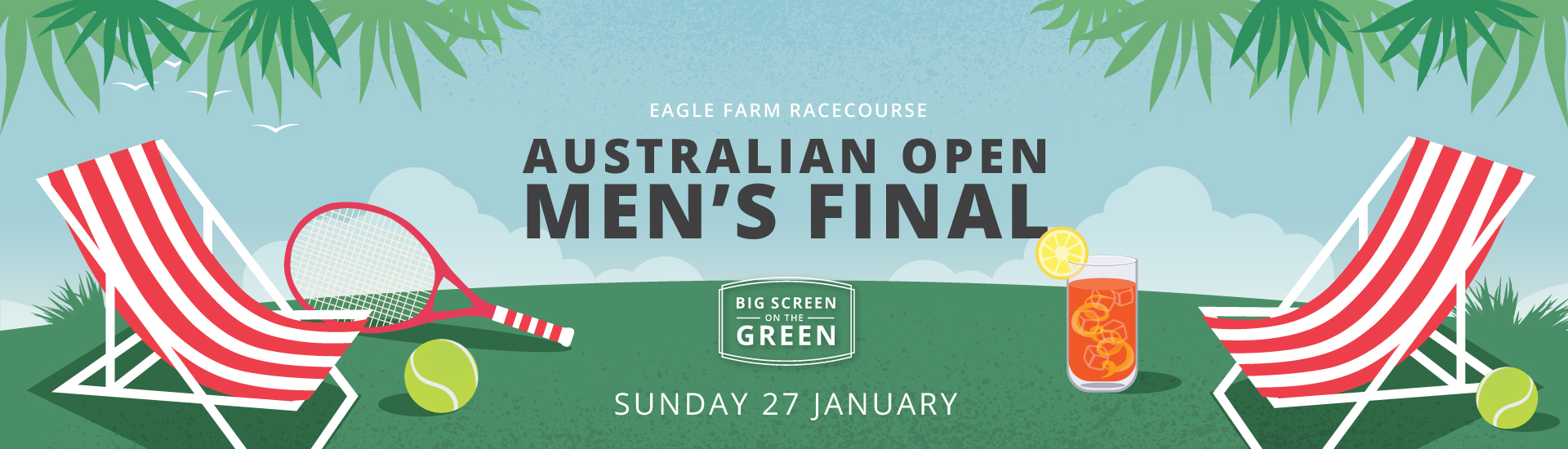 Australian Open at Big Screen On The Green | Brisbane Racing Club