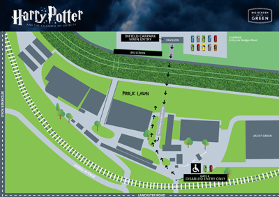 Harry Potter Event Map | Brisbane Racing Club 