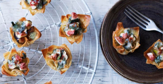 Fig, Blue Cheese and Prosciutto Tarts | Brisbane Racing Club