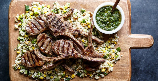 BBQ_Lamb_Cutlets_Mint_Chimichurri