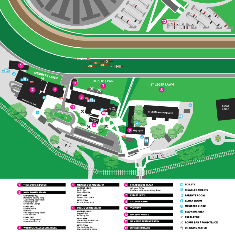 Updated EF Map | Brisbane Racing Club