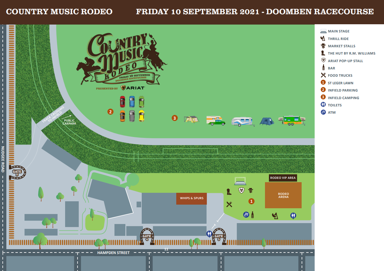 CMW Rodeo Event Map | Brisbane Racing Club