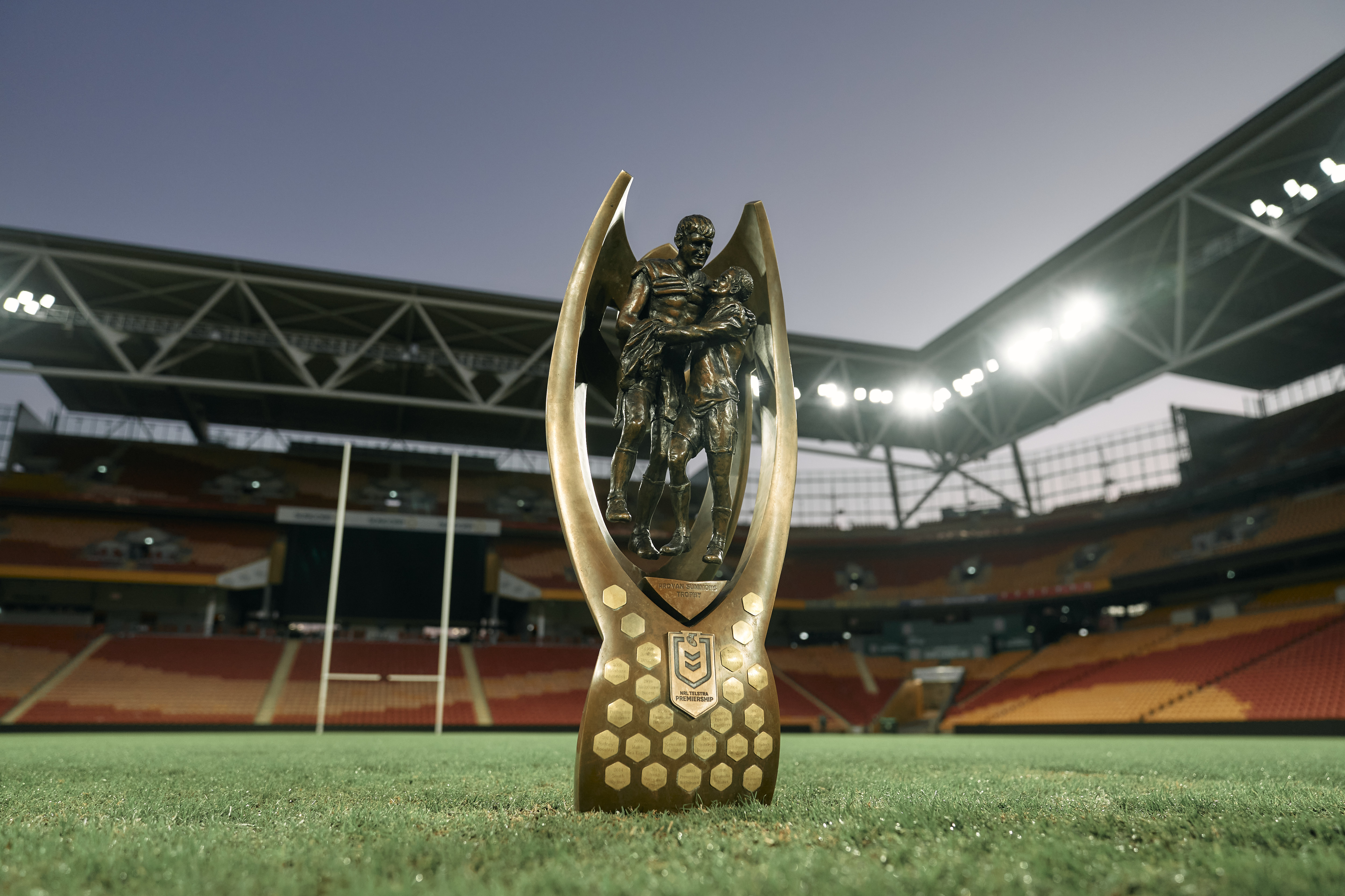 NRL Grand Final Experience - Trophy Photo | Brisbane Racing Club