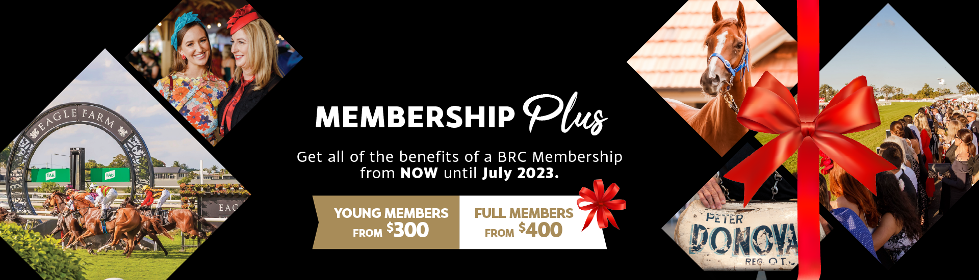 Webpage banner 1920x550 Membership Plus | Brisbane Racing Club