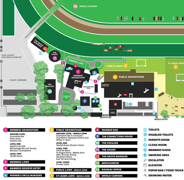 mekka-doomben-racecourse-map-snip | Brisbane Racing Club