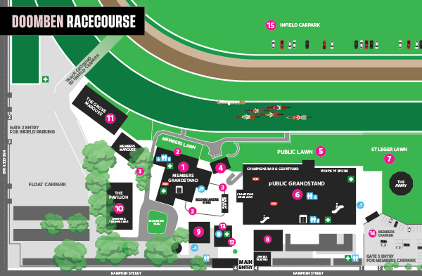 Doomben Racecourse Map | Dec 2023