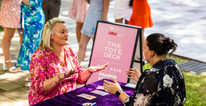 Tarot Card stall at Girls Day Out