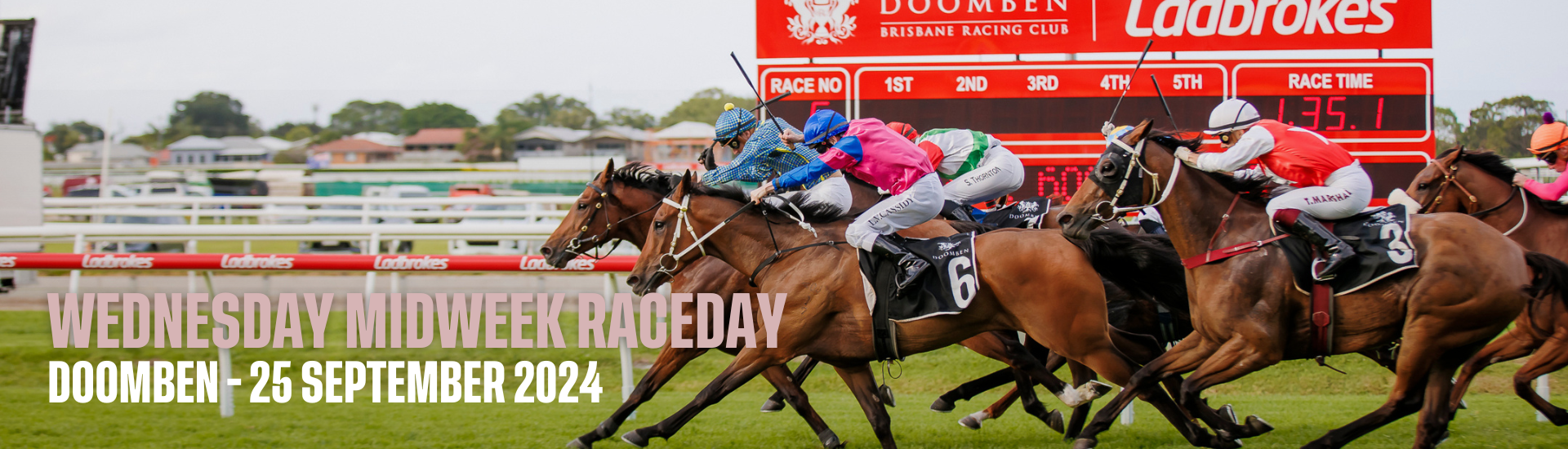 Wednesday 25 September Raceday