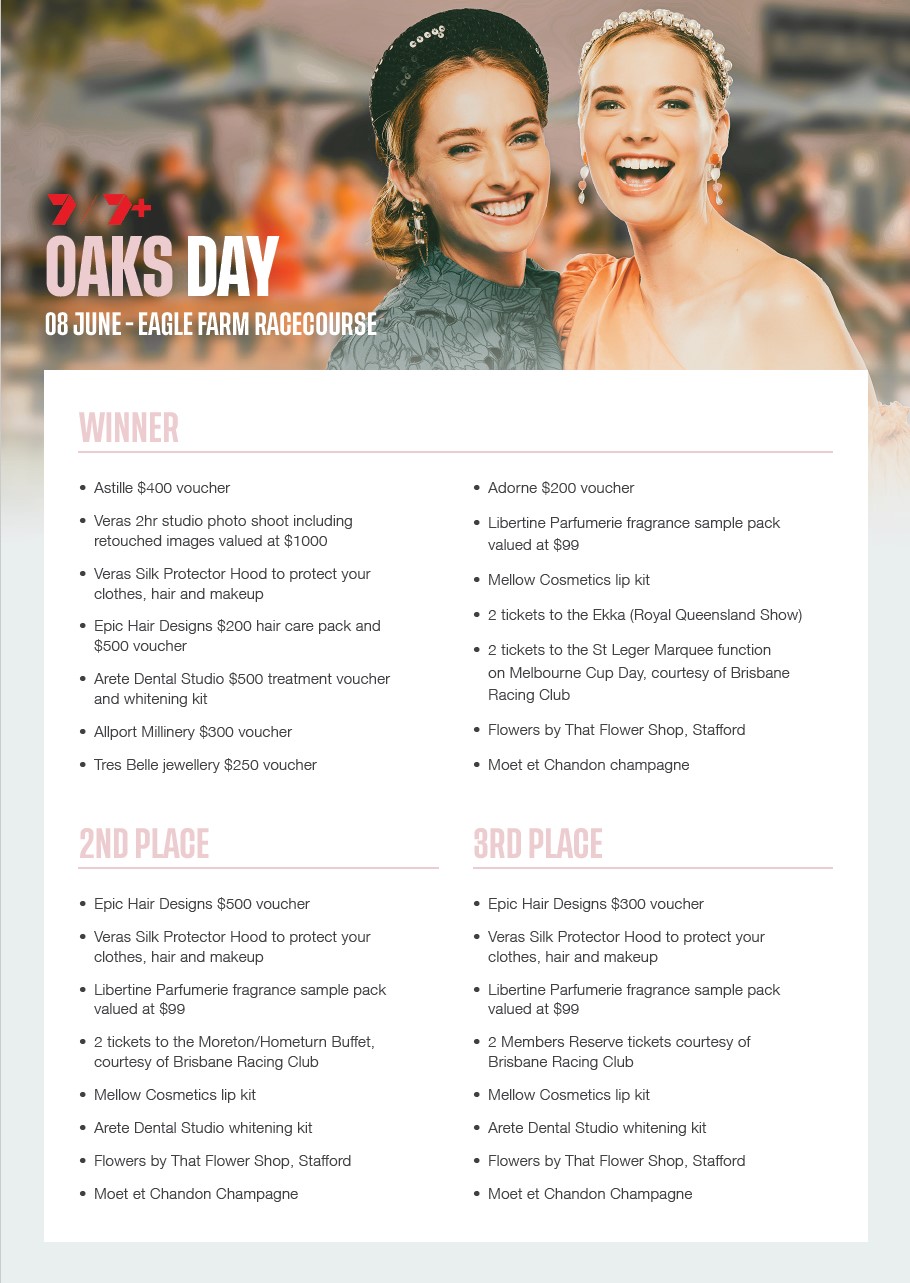 2024 Oaks Day Stradbroke Season FoTF prizing