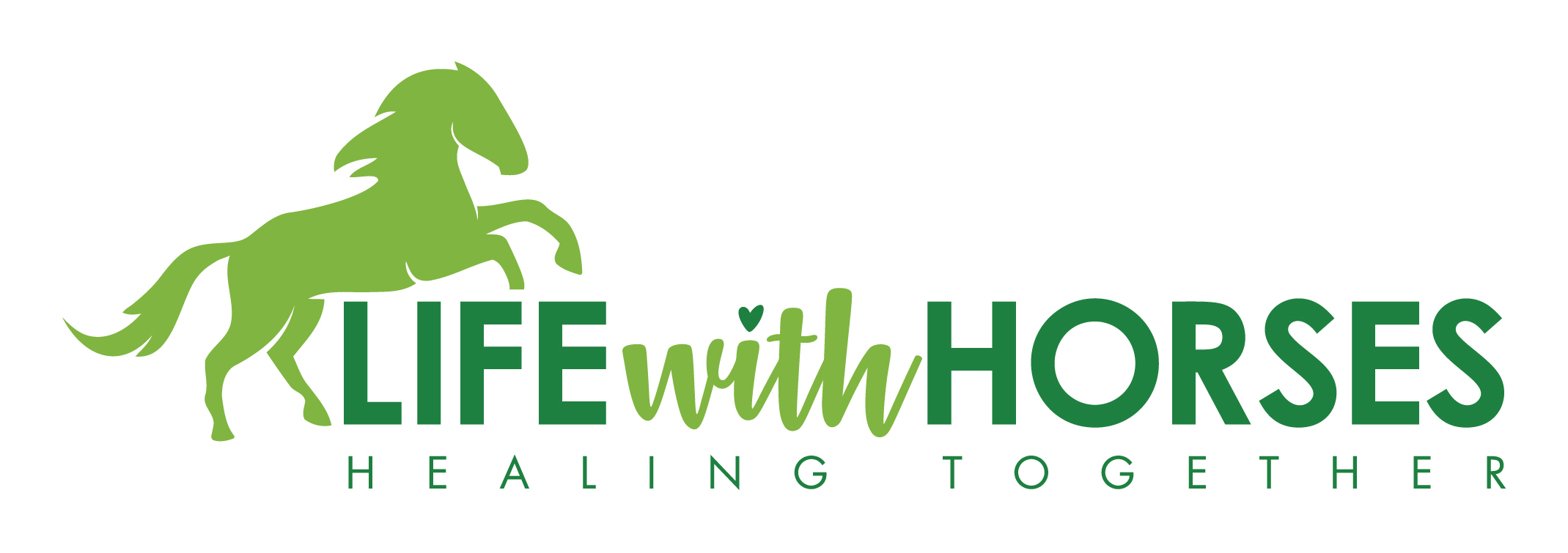 Life with horses logo