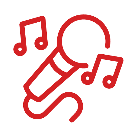 emoji of a live music and sound