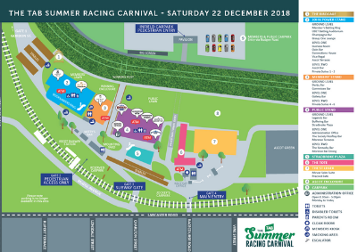 Eagle Farm Summer Racing Carnival Map | Brisbane Racing Club