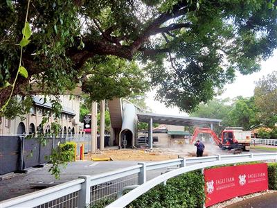 Renovation works at Eagle Farm Racecourse well underway