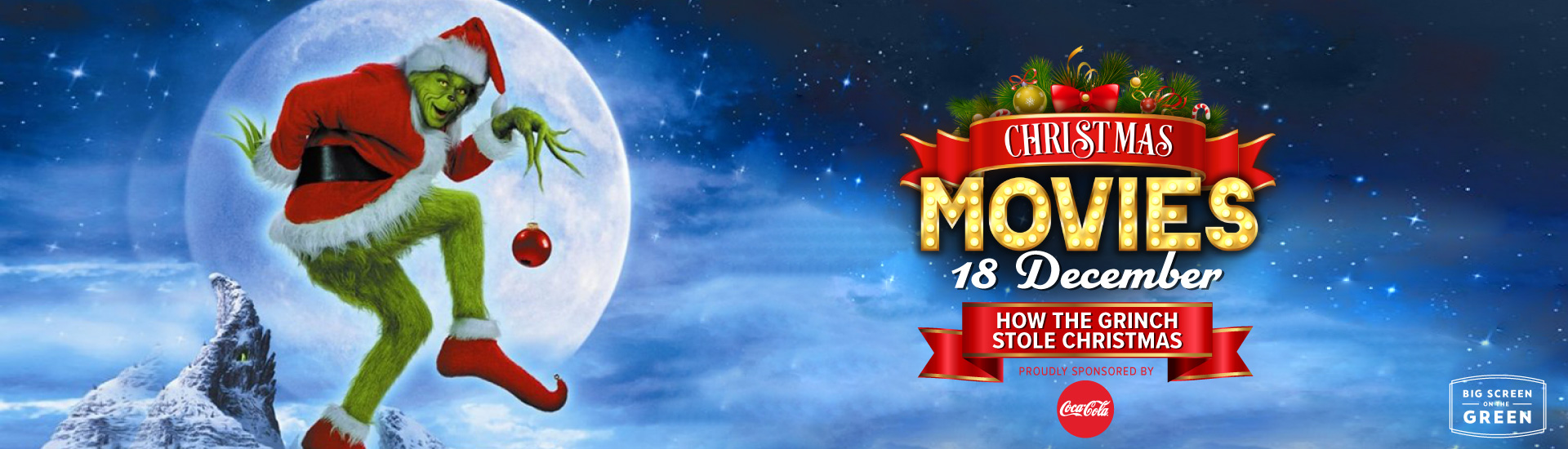 How the Grinch Stole Christmas at Big Screen On The Green | Brisbane Racing Club 