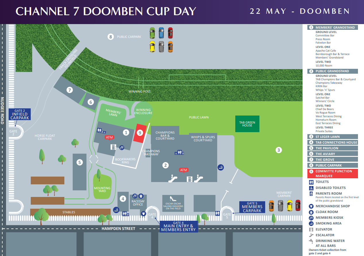 Doomben Cup Map Screenshot | Brisbane Racing Club