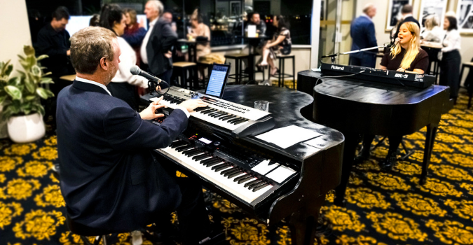 Duelling Pianos Resized Canva 675x350 | Brisbane Racing Club