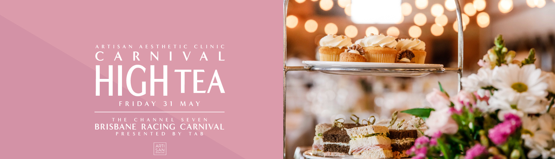 Channel Seven Brisbane Racing Carnival High Tea Banner