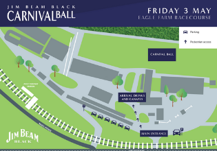 Carnival Ball Map | Brisbane Racing Club 