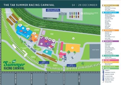 Summer Racing Carnival Map | Brisbane Racing Club
