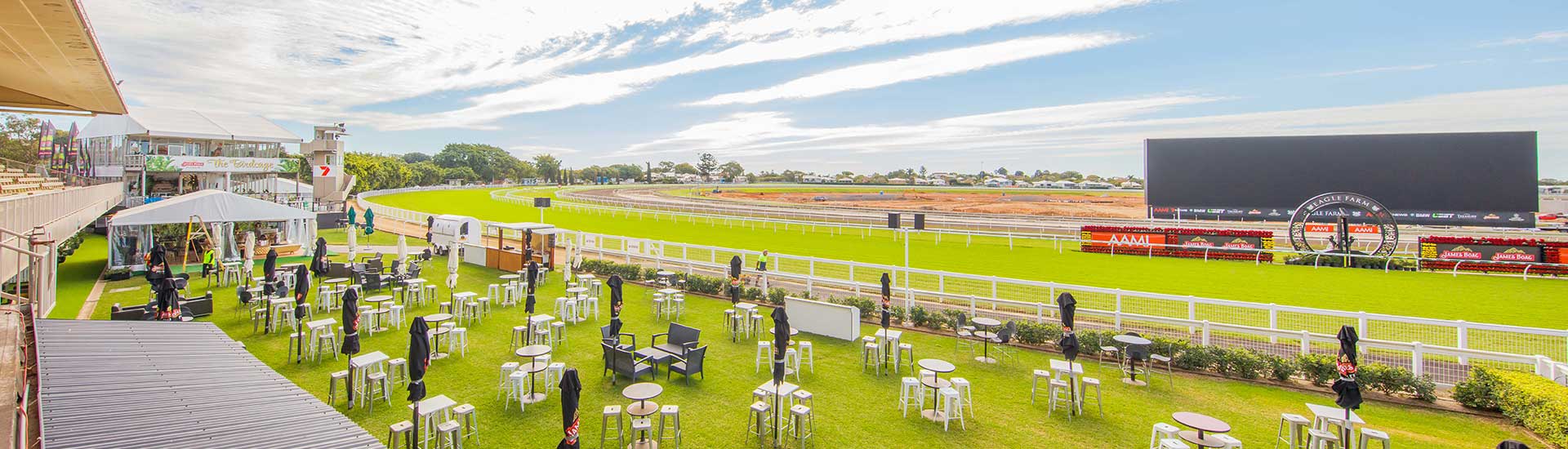 Brisbane Racing Club can provide a beautiful backdrop to your large scale outdoor event including festivals, fairs, markets and more