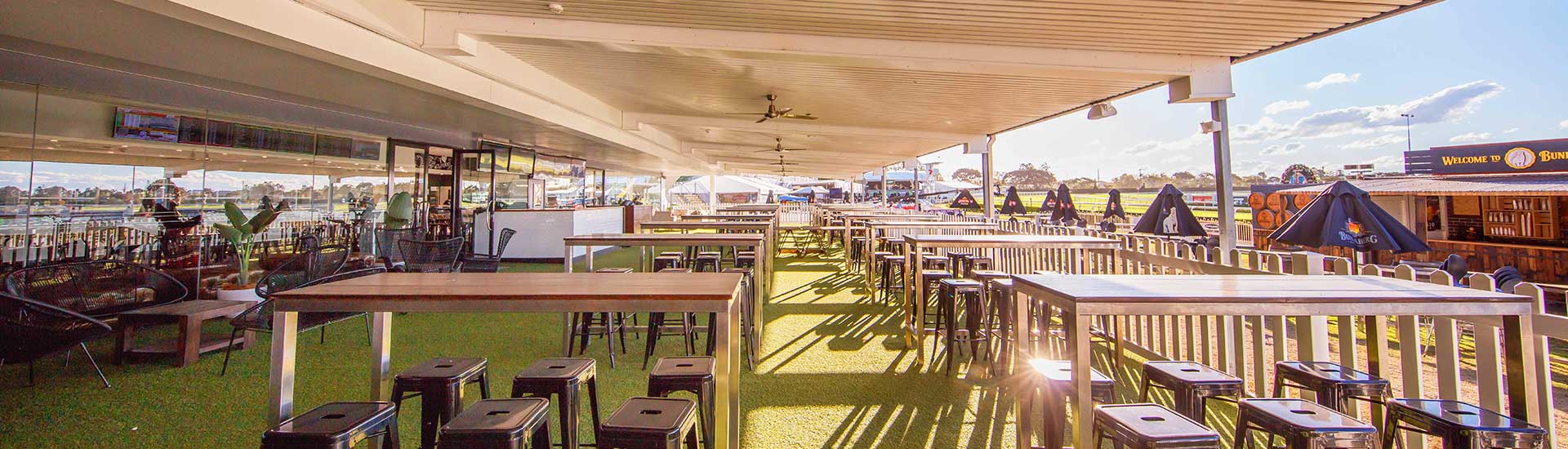 Champions Bar and Courtyard is the perfect location for your function, offering trackside views with contemporary furnishings, a permanent bar and large spacious courtyard.
